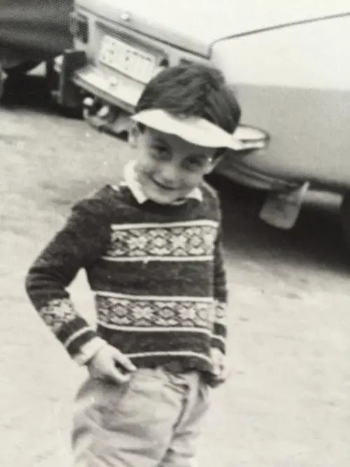 Sam Oprea as a boy